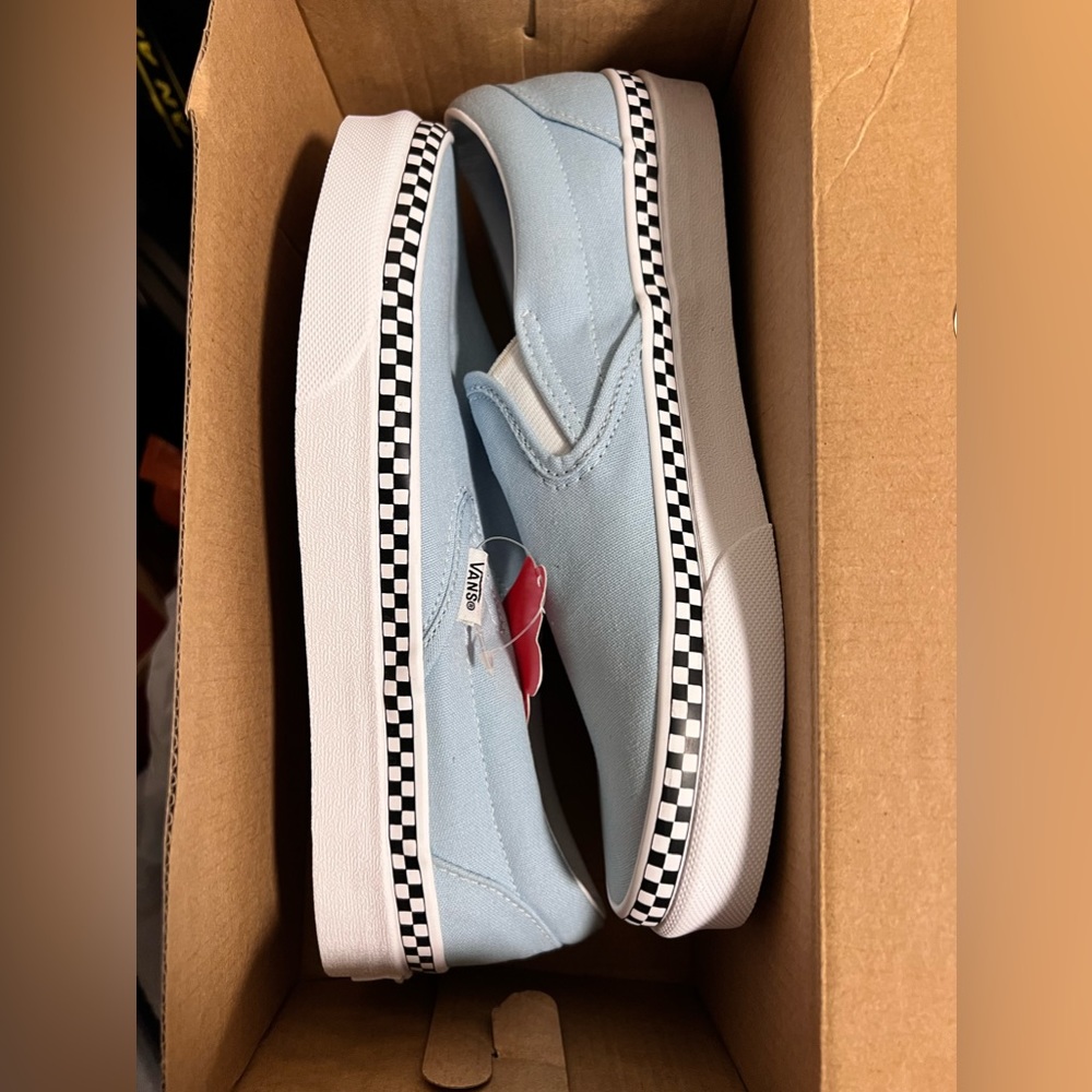 Baby Blue Slip On VANS